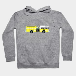 Yellow Fire Rescue Pumper Hoodie